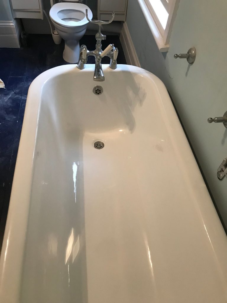 re enamel bath London