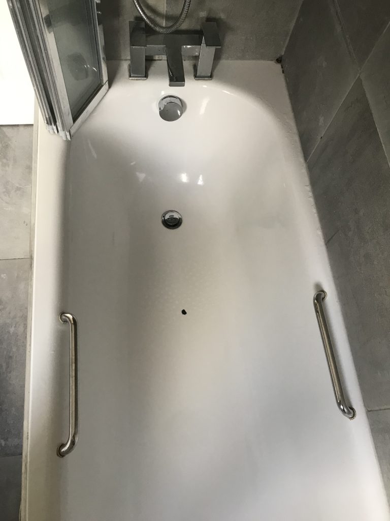 bath enamel repair before result