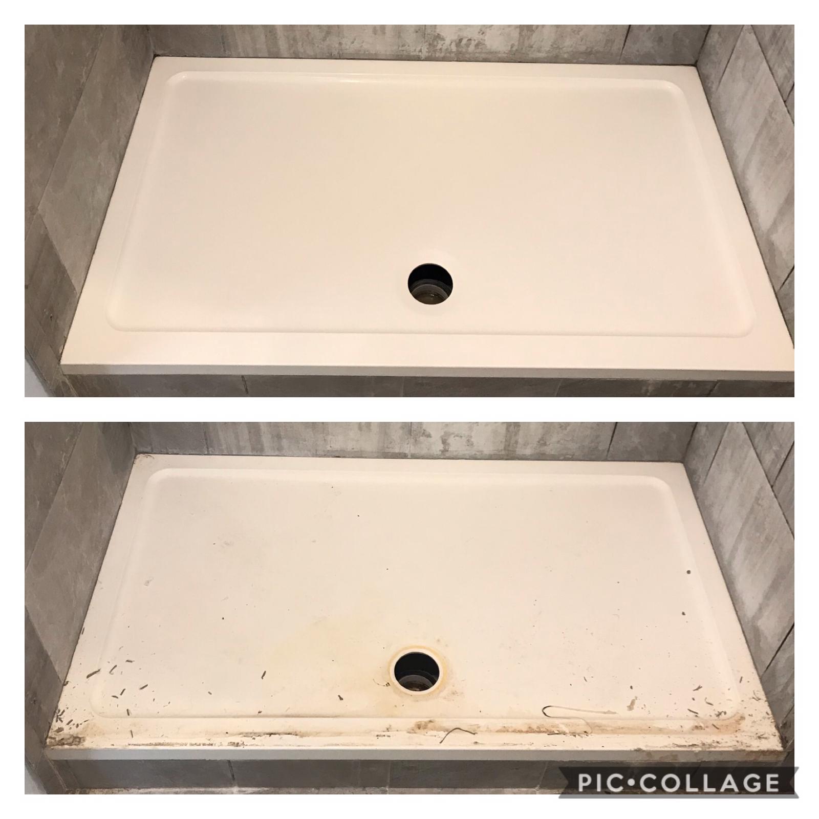 shower tray repair before and after