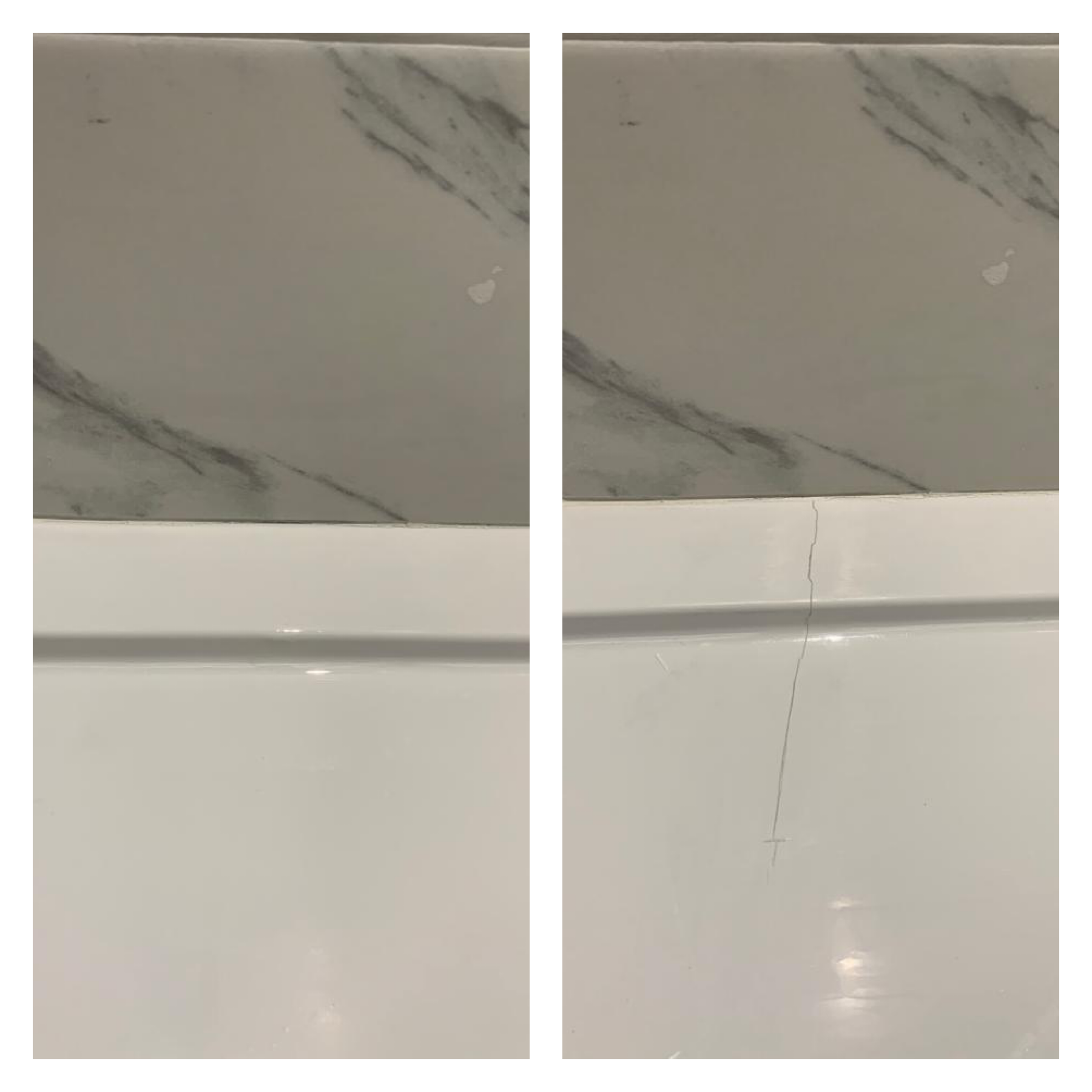 shower tray crack repair