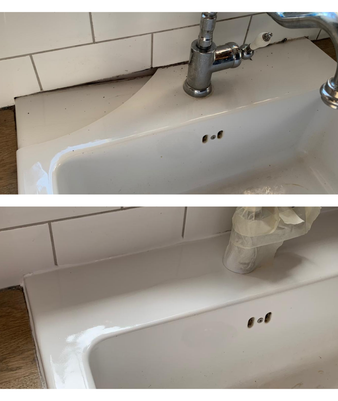 sink crack repair