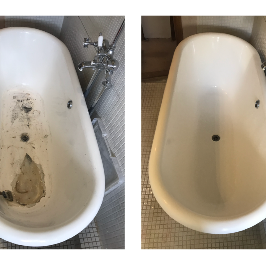 re enamel bath