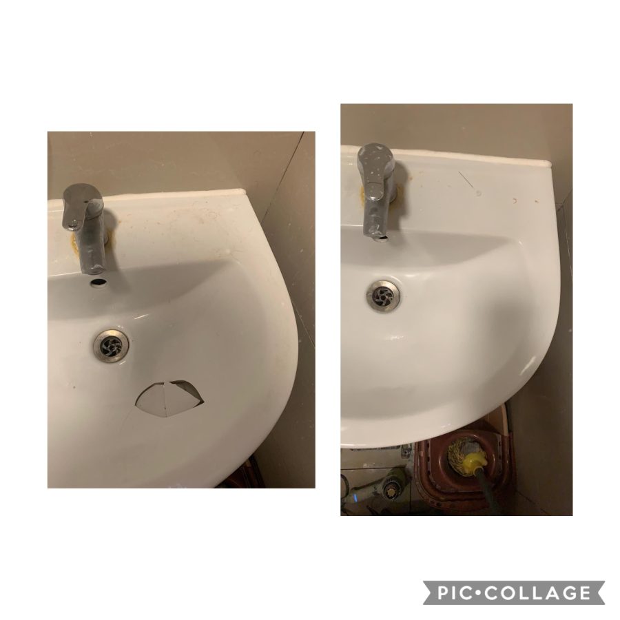 sink crack repair