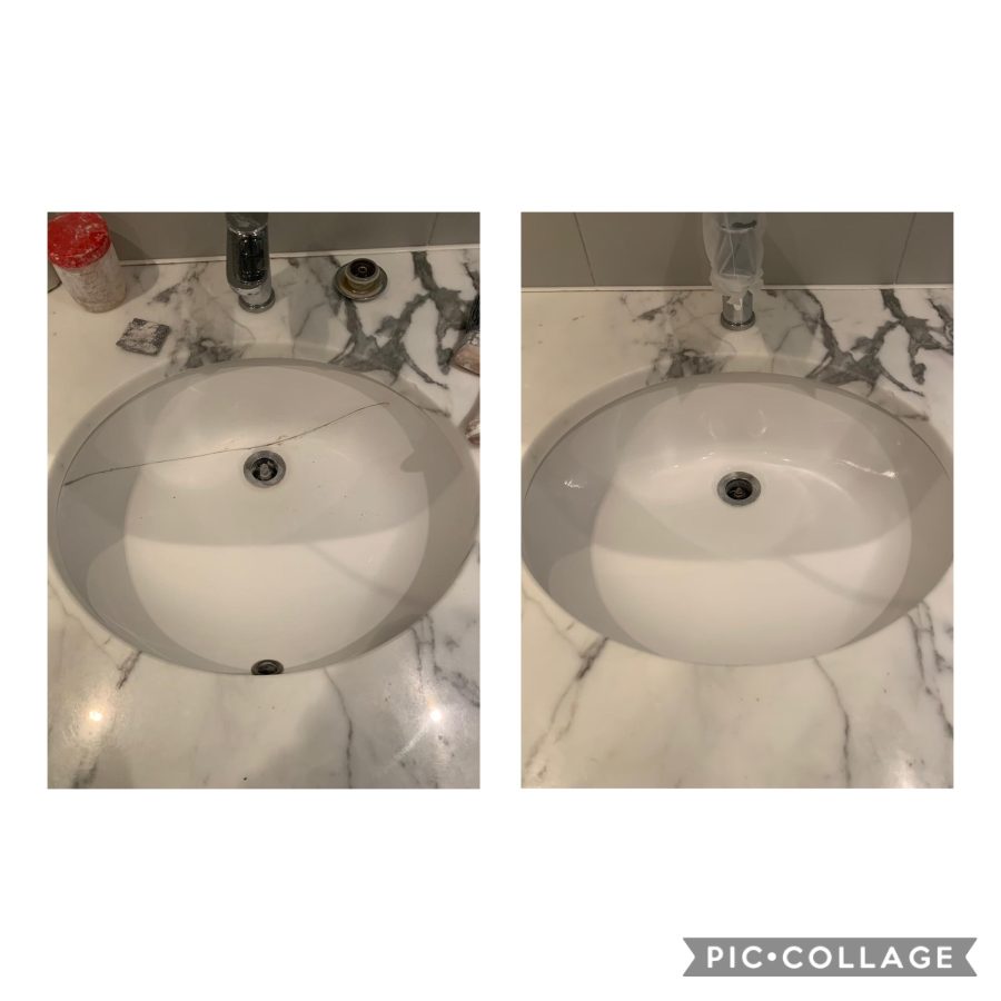 sink crack repair