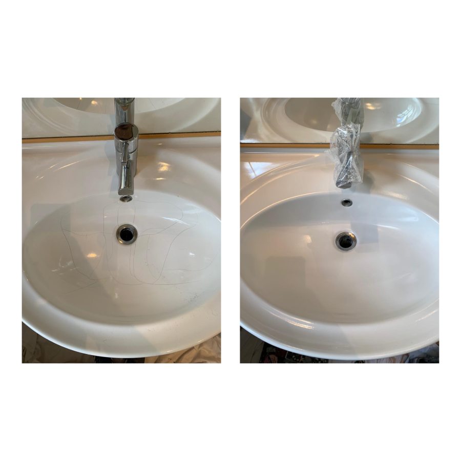 sink crack repair